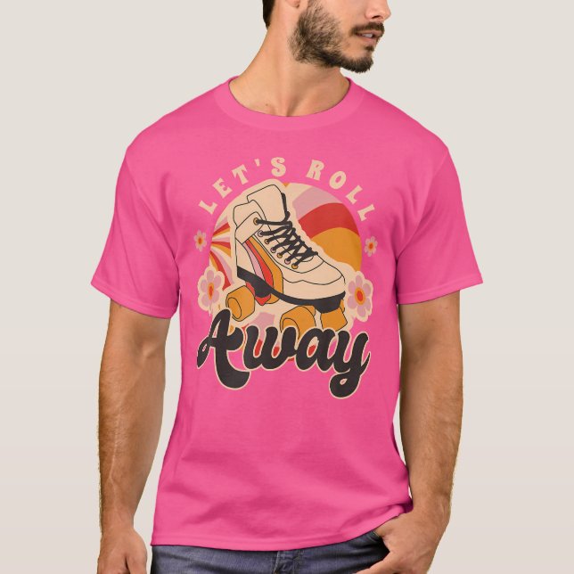 Roller Skates Inliners 80S 70S Roller Skating T-Shirt (Front)