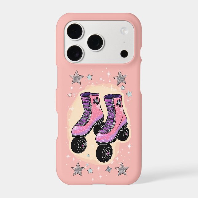 Roller Skates iPhone Case | Y2K Retro Disco (Back)