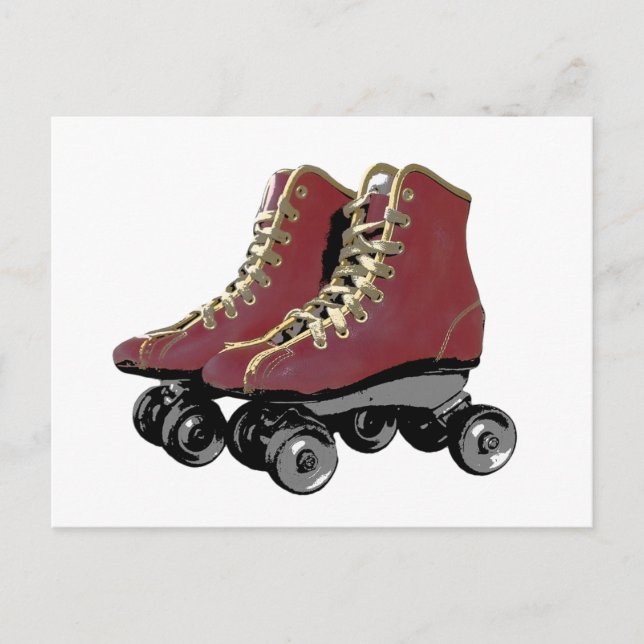 Roller Skates Postcard (Front)