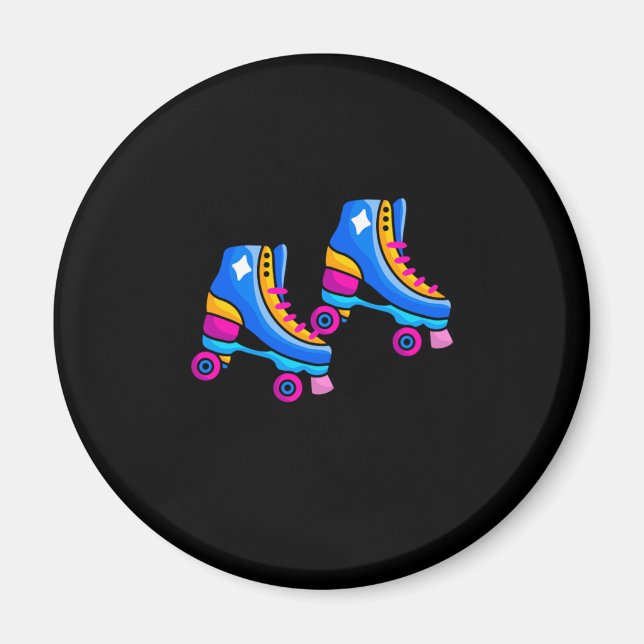 Roller Skates Rollerblading Inline Skating Gift Magnet (Front)