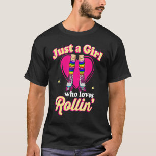 Roller Skates   Rollerskating 70s Party Eighties O T-Shirt