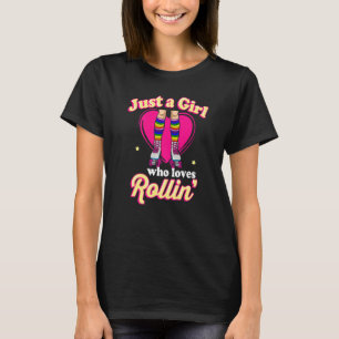 Roller Skates  Rollerskating 70s Party Eighties Ou T-Shirt