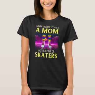 Roller Skates Rollerskating Eighties Outfit 70s P T-Shirt