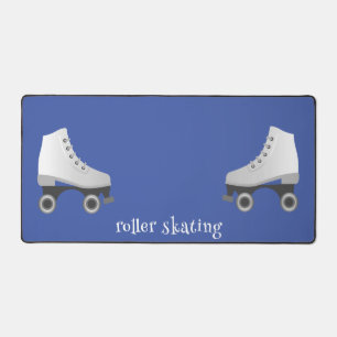 Roller Skating Design Desk Mat
