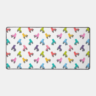 Roller Skating Design Desk Mat