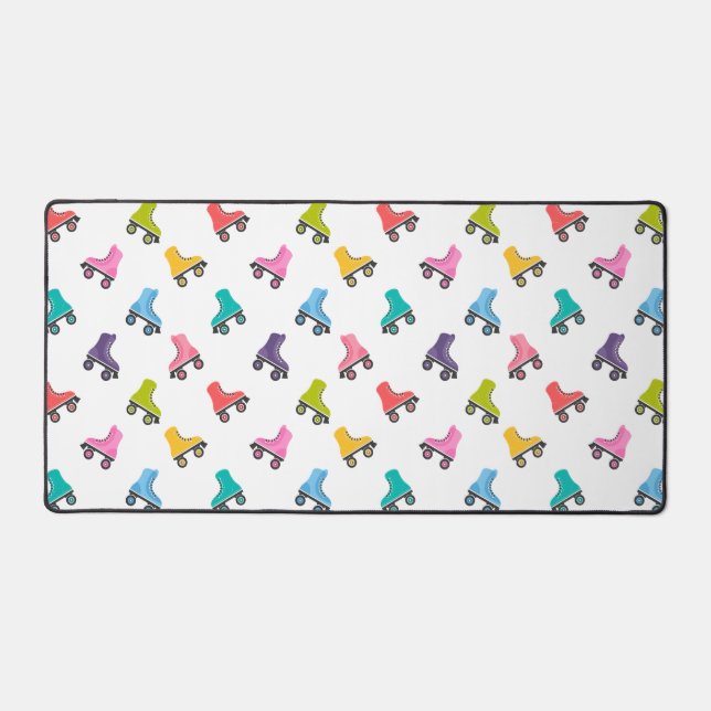 Roller Skating Design Desk Mat (Front)