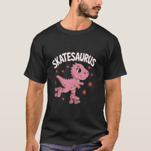 Roller Skating Dinosaur T-Rex Skate Dino Funny Rol T-Shirt