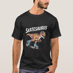 Roller Skating Dinosaur T-Rex Skate Dino Funny Rol T-Shirt