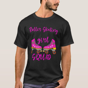 Roller Skating Girl Squad Inline Roller Skater Tea T-Shirt