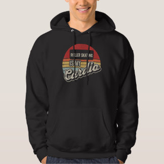 Roller Skating Is My Cardio Vintage Retro Hoodie