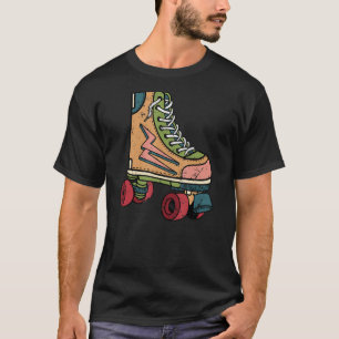Roller Skating Men Women 80s Roller Derby Rollersk T-Shirt