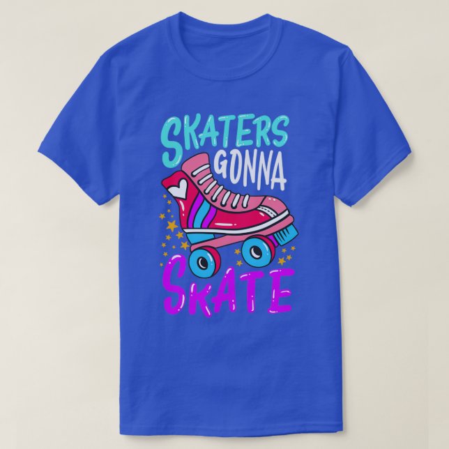 Roller skating roller skates 1 T-Shirt (Design Front)