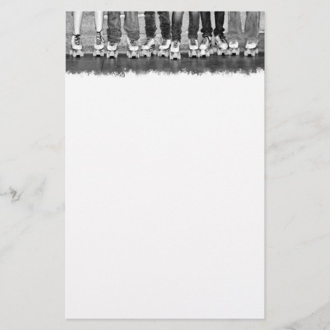 Roller Skating Stationery (Front)