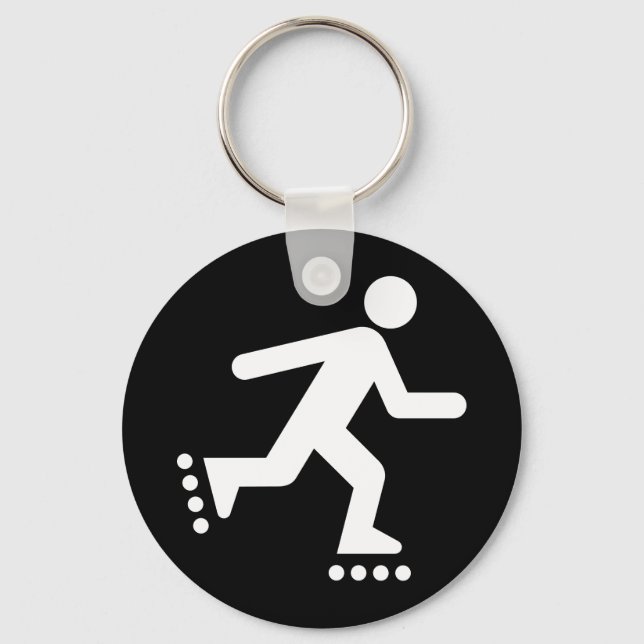 Rollerblade Symbol Keychain (Front)