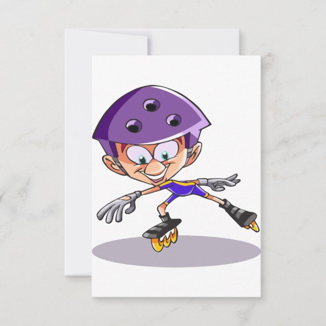 Rollerblader Invitations (Front)