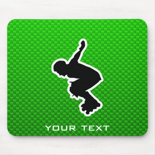 Rollerblading cop mouse mat (Front)