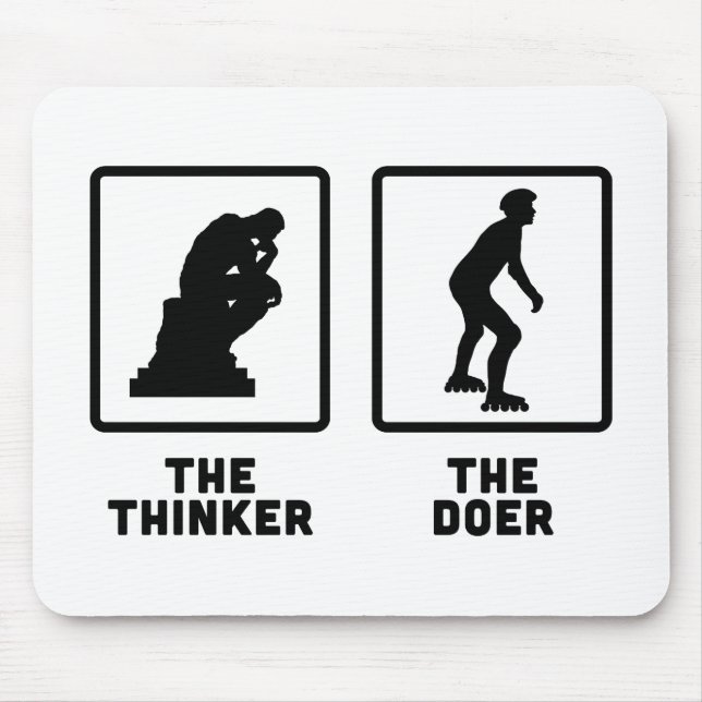 Rollerblading Mouse Mat (Front)