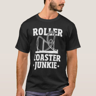 Rollercoaster Fun Amusement Theme Park Roller Coas T-Shirt