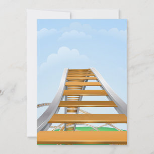 Rollercoaster Invitation