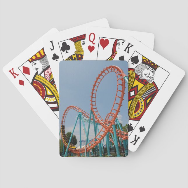 Rollercoaster Playing Cards (Back)