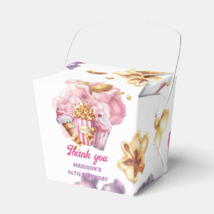Rollercoaster Popcorn Custom Fun and Colourful Favour Box