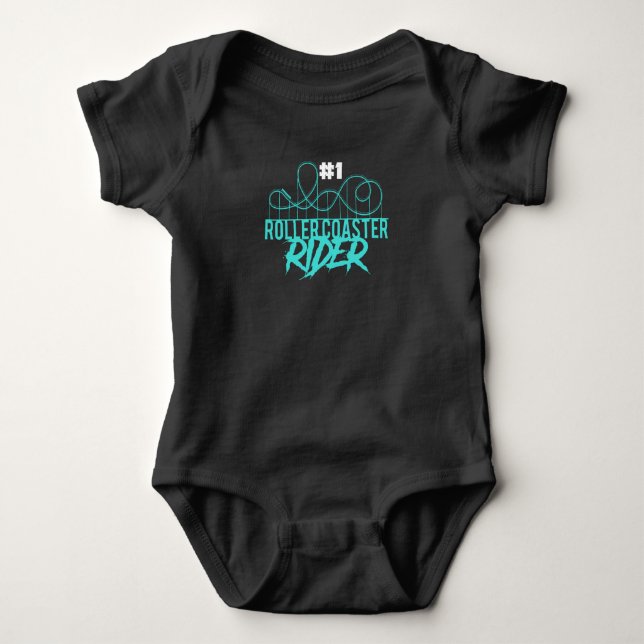 Rollercoaster Rider Rollercoaster Baby Bodysuit (Front)