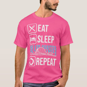 Rollercoaster Rollercoaster Amusement Park Gift Fa T-Shirt