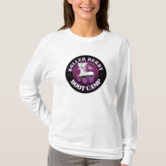 RollerDerbyBootCamp long sleeve t shirt