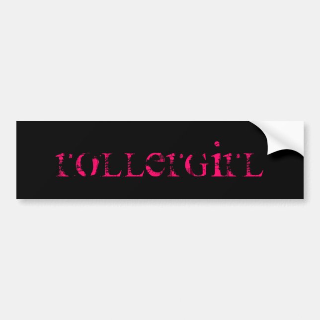 ROLLERGIRL BUMPER STICKER (Front)
