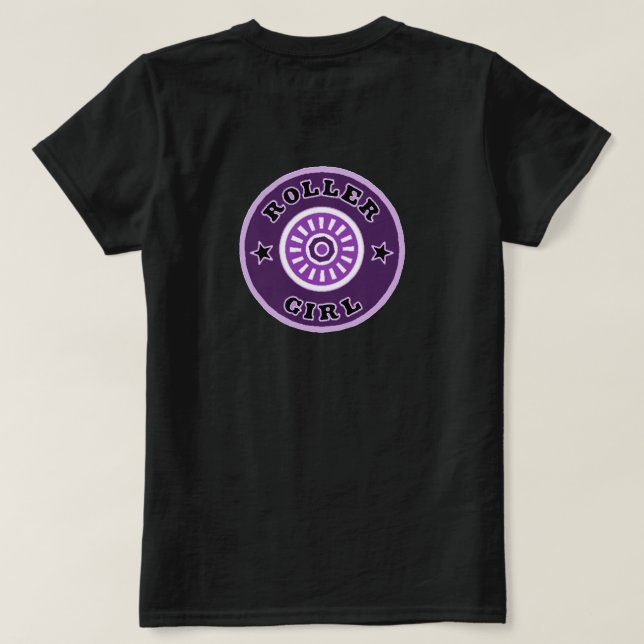 Rollerskate Girl T-Shirt (Design Back)