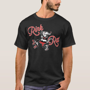 RollerSkating Funky Rink Rat Retro 60s T-Shirt