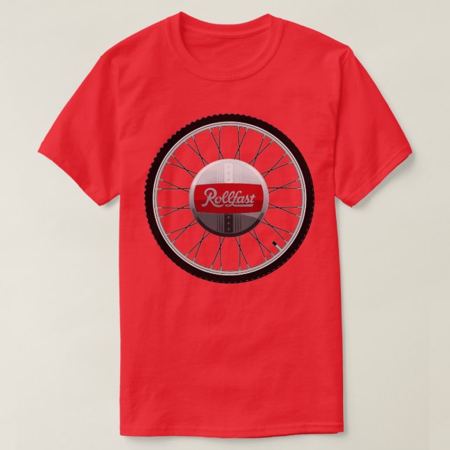 Rollfast Vintage Bicycles T-Shirt (Design Front)