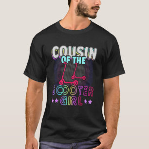 Rollin Into Cousin Of The Scooter Girl Kid Retro C T-Shirt