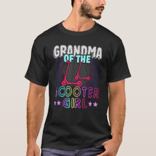 Rollin Into Grandma Of The Scooter Girl Retro Cele T-Shirt