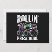 Rollin' Into Preschool Monster Truck Back to Schoo
