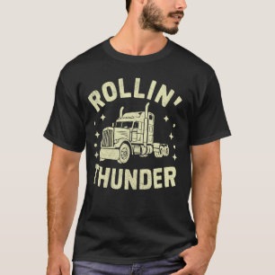 Rollin Thunder Semi Truck T-Shirt