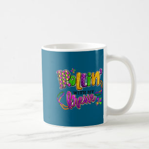 Rollin With My Krewe Mardi Gras For Men Women Boys Coffee Mug