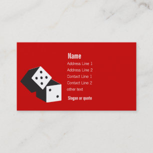 Rolling Dice Business Card