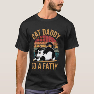 Rolling Fatties Cat Animal Funny Cat Dad, Cat Dadd T-Shirt