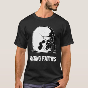Rolling Fatties Cat Cat Outfit Cat Dad Cat Mum 7 T-Shirt