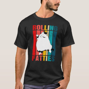 Rolling Fatties Cat Cat Outfit Cat Dad Cat Mum T-Shirt