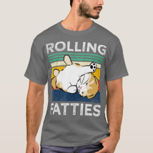 rolling fatties cat Lazy style cats cat men T-Shirt