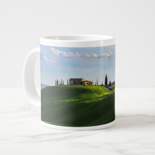 Rolling Hill Near Asciano, Tuscany Large Coffee Mug