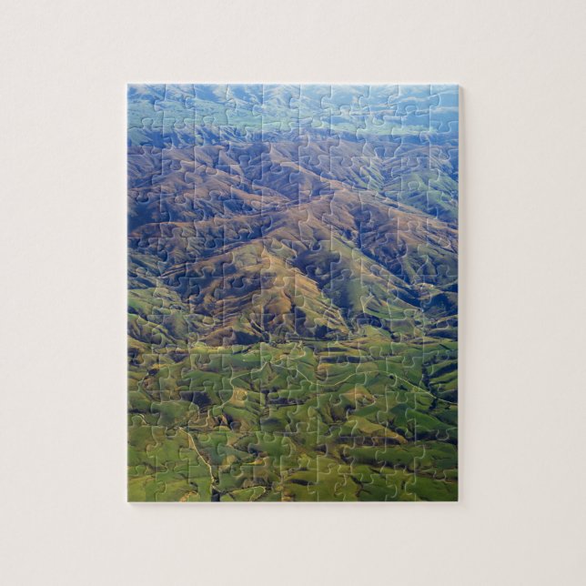 Rolling hills in Southland Region of New Zealand Jigsaw Puzzle (Vertical)