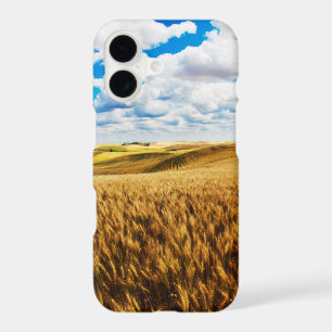 Rolling hills of ripe wheat