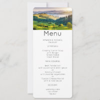 Rolling Hills Scenic Nature Photo Menu