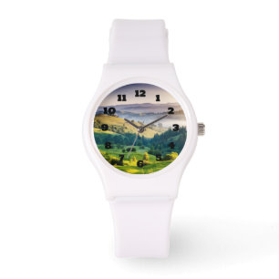 Rolling Hills Scenic Nature Photo Watch