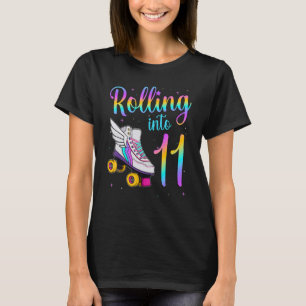 Rolling Into 11 Years Lets Roll I'm Turning 1 Roll T-Shirt