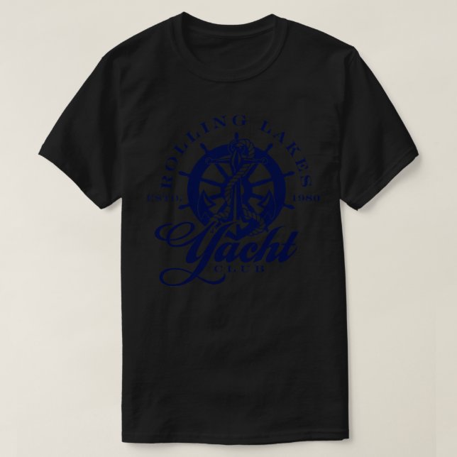 Rolling Lakes Yacht Club T-Shirt (Design Front)