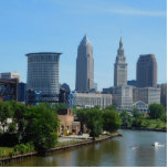 Rolling on the River Cleveland OH Photo Sculpture<br><div class="desc">Miss seeing the hometown? 3 D photo sculpture of Cleveland,  Ohio skyline (river view) . Match with Clevealand lighthouse sculptures also available here,  for views of Cleveland that can be set up anywhere!</div>